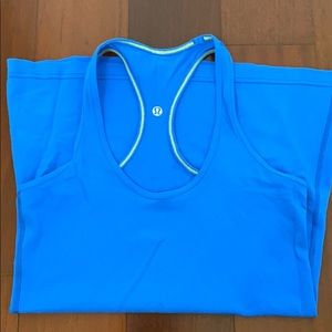Bright Blue Lululemon Racerback Tank